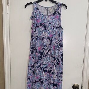 Lilly Pulitzer Pink and Gray Patterned Dress